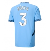 Manchester City Ruben Dias #3 Thuis tenue 2024-25 Korte Mouwen