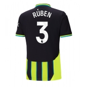 Manchester City Ruben Dias #3 Uit tenue 2024-25 Korte Mouwen