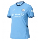 Manchester City Thuis tenue voor Dames 2024-25 Korte Mouwen