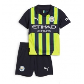 Manchester City Uit tenue voor kinderen 2024-25 Korte Mouwen (+ broek)