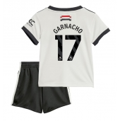 Manchester United Alejandro Garnacho #17 Derde tenue voor kinderen 2024-25 Korte Mouwen (+ broek)