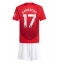 Manchester United Alejandro Garnacho #17 Thuis tenue voor kinderen 2024-25 Korte Mouwen (+ broek)