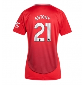 Manchester United Antony #21 Thuis tenue voor Dames 2024-25 Korte Mouwen