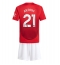 Manchester United Antony #21 Thuis tenue voor kinderen 2024-25 Korte Mouwen (+ broek)