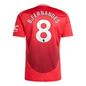 Manchester United Bruno Fernandes #8 Thuis tenue 2024-25 Korte Mouwen