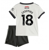 Manchester United Casemiro #18 Derde tenue voor kinderen 2024-25 Korte Mouwen (+ broek)