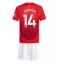 Manchester United Christian Eriksen #14 Thuis tenue voor kinderen 2024-25 Korte Mouwen (+ broek)