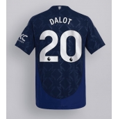 Manchester United Diogo Dalot #20 Uit tenue 2024-25 Korte Mouwen