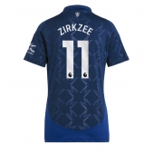 Manchester United Joshua Zirkzee #11 Uit tenue voor Dames 2024-25 Korte Mouwen