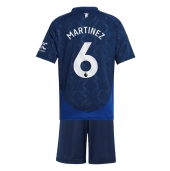 Manchester United Lisandro Martinez #6 Uit tenue voor kinderen 2024-25 Korte Mouwen (+ broek)