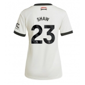 Manchester United Luke Shaw #23 Derde tenue voor Dames 2024-25 Korte Mouwen