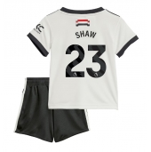 Manchester United Luke Shaw #23 Derde tenue voor kinderen 2024-25 Korte Mouwen (+ broek)