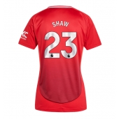 Manchester United Luke Shaw #23 Thuis tenue voor Dames 2024-25 Korte Mouwen