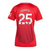 Manchester United Manuel Ugarte #25 Thuis tenue voor Dames 2024-25 Korte Mouwen