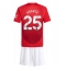 Manchester United Manuel Ugarte #25 Thuis tenue voor kinderen 2024-25 Korte Mouwen (+ broek)