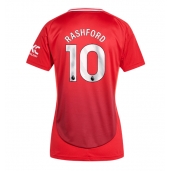 Manchester United Marcus Rashford #10 Thuis tenue voor Dames 2024-25 Korte Mouwen