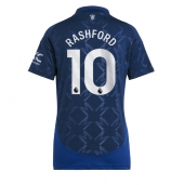 Manchester United Marcus Rashford #10 Uit tenue voor Dames 2024-25 Korte Mouwen