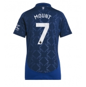 Manchester United Mason Mount #7 Uit tenue voor Dames 2024-25 Korte Mouwen