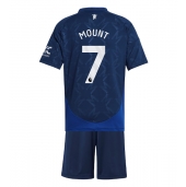 Manchester United Mason Mount #7 Uit tenue voor kinderen 2024-25 Korte Mouwen (+ broek)