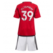 Manchester United Scott McTominay #39 Thuis tenue voor kinderen 2023-24 Korte Mouwen (+ broek)