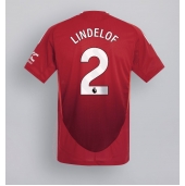 Manchester United Victor Lindelof #2 Thuis tenue 2024-25 Korte Mouwen