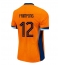 Nederland Jeremie Frimpong #12 Thuis tenue EK 2024 Korte Mouwen