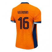 Nederland Joey Veerman #16 Thuis tenue EK 2024 Korte Mouwen