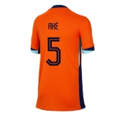 Nederland Nathan Ake #5 Thuis tenue voor Dames EK 2024 Korte Mouwen