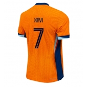 Nederland Xavi Simons #7 Thuis tenue EK 2024 Korte Mouwen