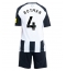 Newcastle United Sven Botman #4 Thuis tenue voor kinderen 2024-25 Korte Mouwen (+ broek)