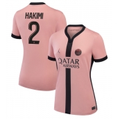 Paris Saint-Germain Achraf Hakimi #2 Derde tenue voor Dames 2024-25 Korte Mouwen