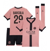 Paris Saint-Germain Bradley Barcola #29 Derde tenue voor kinderen 2024-25 Korte Mouwen (+ broek)