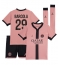 Paris Saint-Germain Bradley Barcola #29 Derde tenue voor kinderen 2024-25 Korte Mouwen (+ broek)