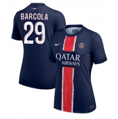 Paris Saint-Germain Bradley Barcola #29 Thuis tenue voor Dames 2024-25 Korte Mouwen