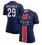 Paris Saint-Germain Bradley Barcola #29 Thuis tenue voor Dames 2024-25 Korte Mouwen