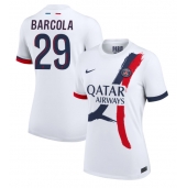 Paris Saint-Germain Bradley Barcola #29 Uit tenue voor Dames 2024-25 Korte Mouwen