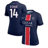 Paris Saint-Germain Desire Doue #14 Thuis tenue voor Dames 2024-25 Korte Mouwen