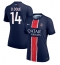 Paris Saint-Germain Desire Doue #14 Thuis tenue voor Dames 2024-25 Korte Mouwen