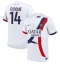 Paris Saint-Germain Desire Doue #14 Uit tenue 2024-25 Korte Mouwen