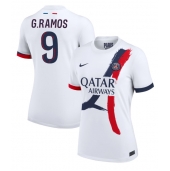 Paris Saint-Germain Goncalo Ramos #9 Uit tenue voor Dames 2024-25 Korte Mouwen