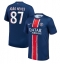 Paris Saint-Germain Joao Neves #87 Thuis tenue 2024-25 Korte Mouwen