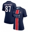 Paris Saint-Germain Joao Neves #87 Thuis tenue voor Dames 2024-25 Korte Mouwen