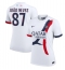 Paris Saint-Germain Joao Neves #87 Uit tenue voor Dames 2024-25 Korte Mouwen