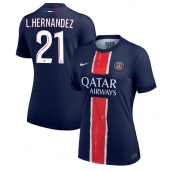 Paris Saint-Germain Lucas Hernandez #21 Thuis tenue voor Dames 2024-25 Korte Mouwen