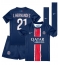 Paris Saint-Germain Lucas Hernandez #21 Thuis tenue voor kinderen 2024-25 Korte Mouwen (+ broek)