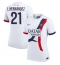 Paris Saint-Germain Lucas Hernandez #21 Uit tenue voor Dames 2024-25 Korte Mouwen