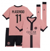 Paris Saint-Germain Marco Asensio #11 Derde tenue voor kinderen 2024-25 Korte Mouwen (+ broek)