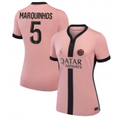 Paris Saint-Germain Marquinhos #5 Derde tenue voor Dames 2024-25 Korte Mouwen