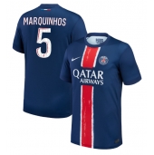 Paris Saint-Germain Marquinhos #5 Thuis tenue 2024-25 Korte Mouwen