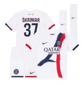 Paris Saint-Germain Milan Skriniar #37 Uit tenue voor kinderen 2024-25 Korte Mouwen (+ broek)